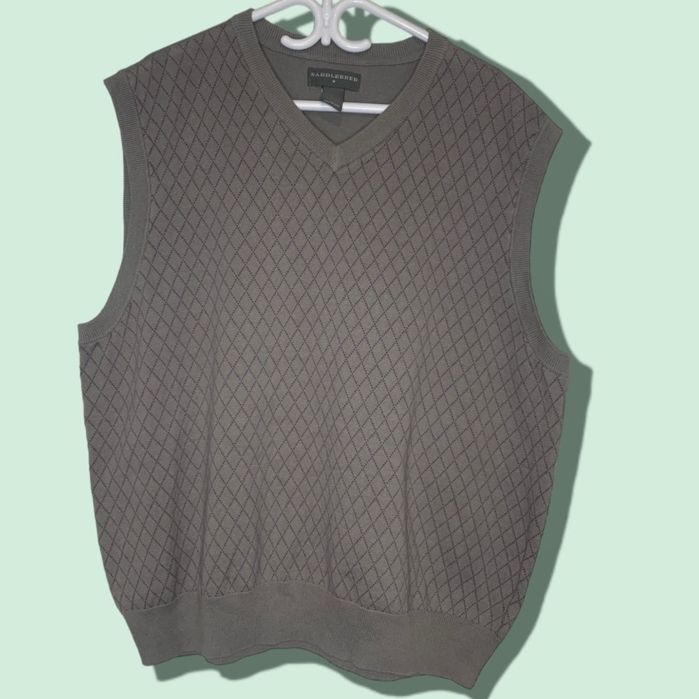 Vintage Saddlebred  100% Cotton Vest, Size XL